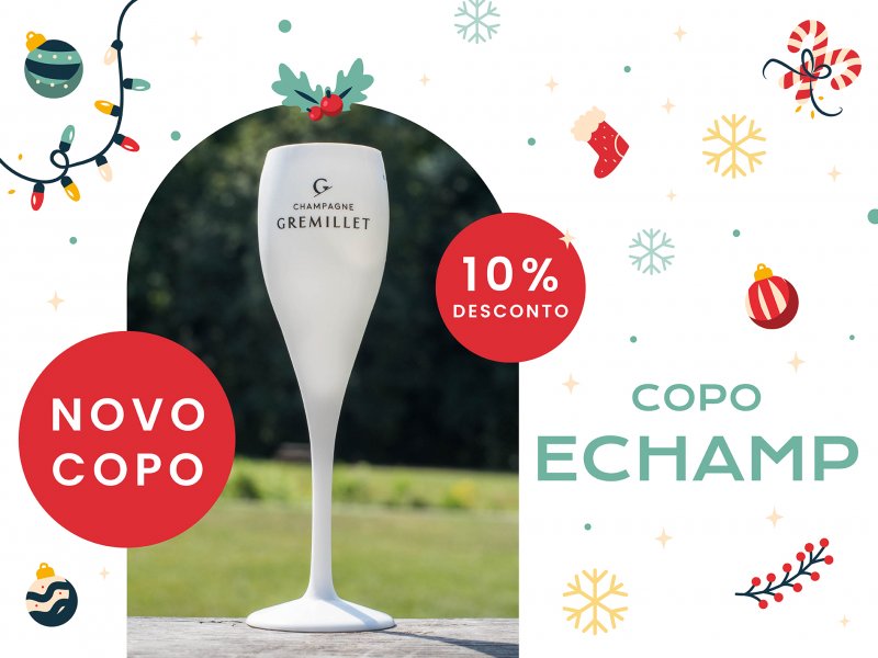 Um Natal mais sustentável com o novo copo reutilizável Eco Champ