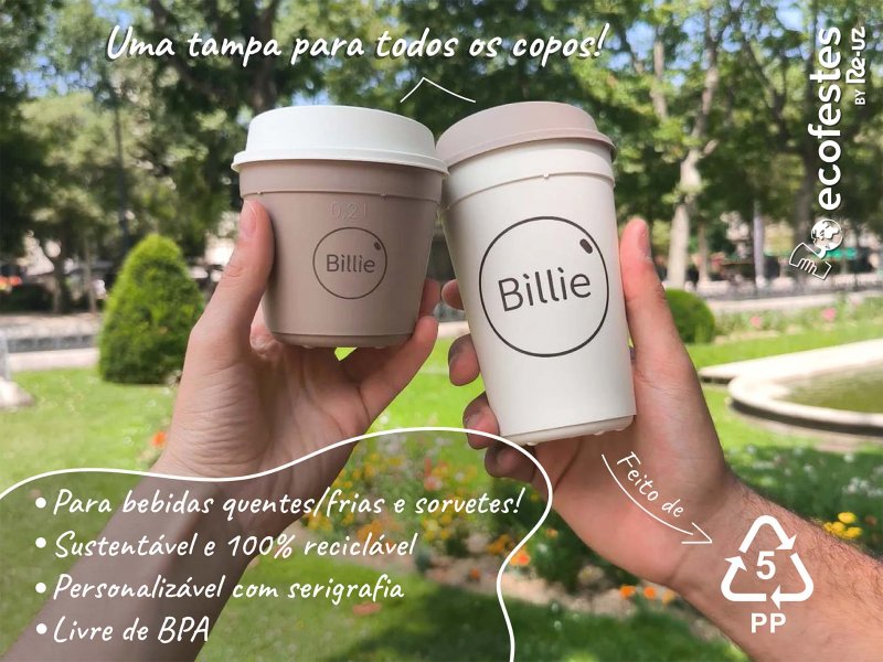 Junte-se à sustentabilidade e peça sua bebida para acompanhar seu Hot Cup!