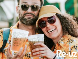 O Spring Festival volta a apresentar copos reutilizáveis