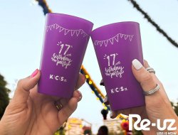 A KSC iT comemora o seu 17º aniversário com copos reutilizáveis