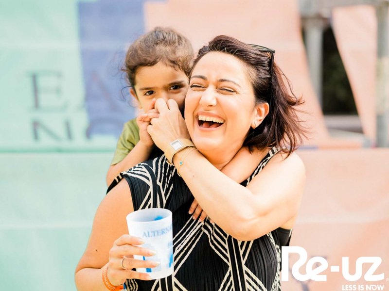 O novo FESTIVAL ABR continua a apresentar copos reutilizáveis